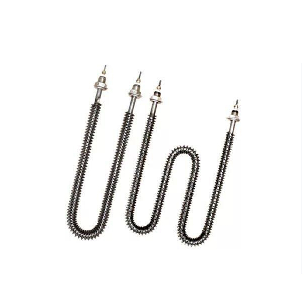 Ribbed Tubular Heating Element na may Electro Galvanized Steel Fins Ribbed Tubular Heating Element na may Electro Galvanized Steel Fins